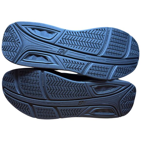 NEW BALANCE 928v2 Men’s 12D Walking Shoe Black Leather Cushioned Lace Up Sneaker - Picture 9 of 13